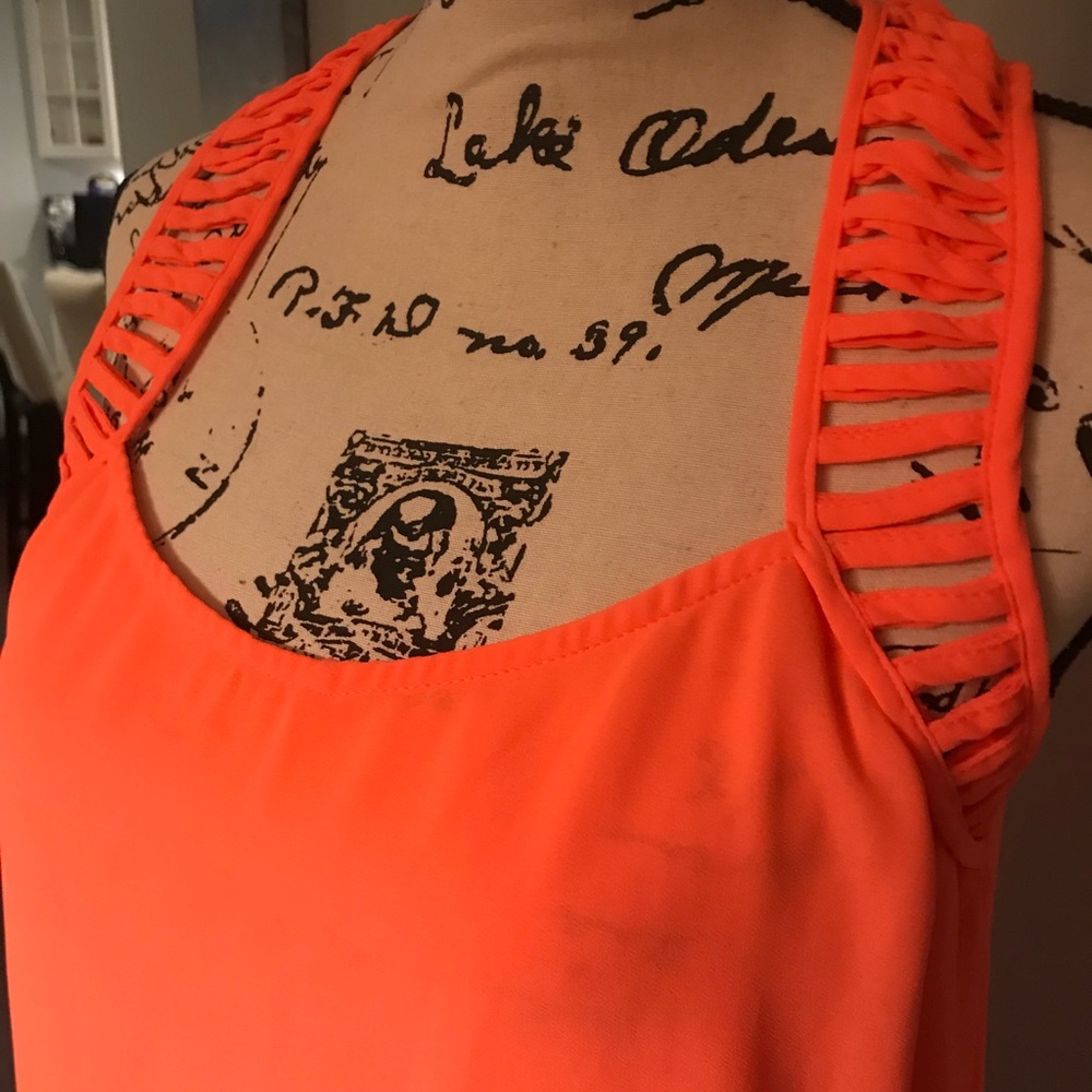 Pixley Neon Caged Tank